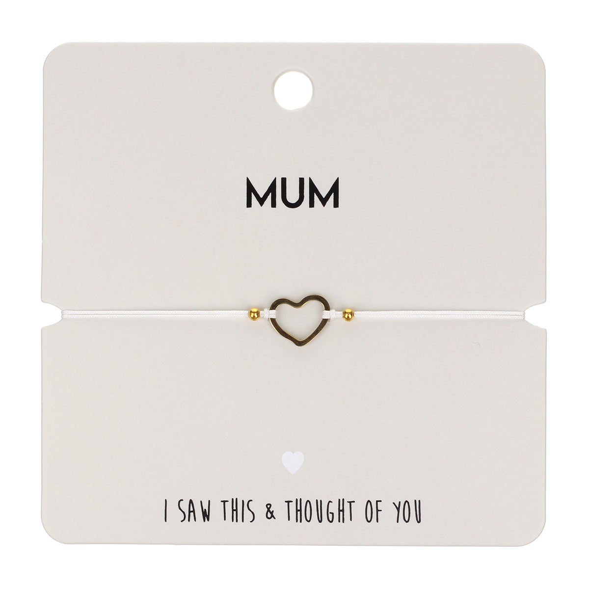 CB002 - Charm Bracelet - Mum (Heart)