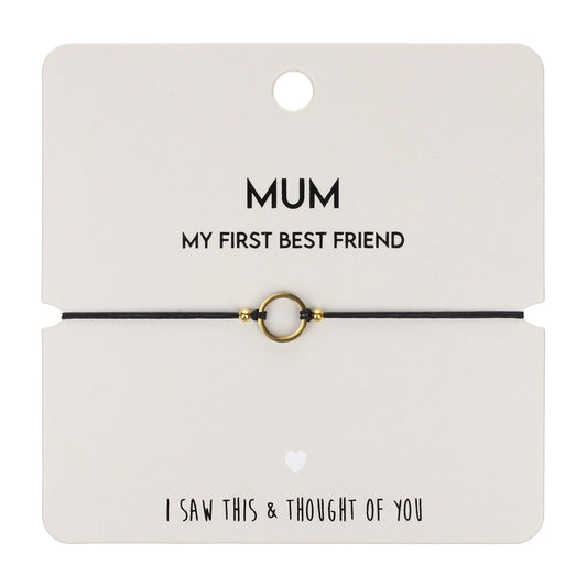 CB003 - Charm Bracelet - Mum (Circle)