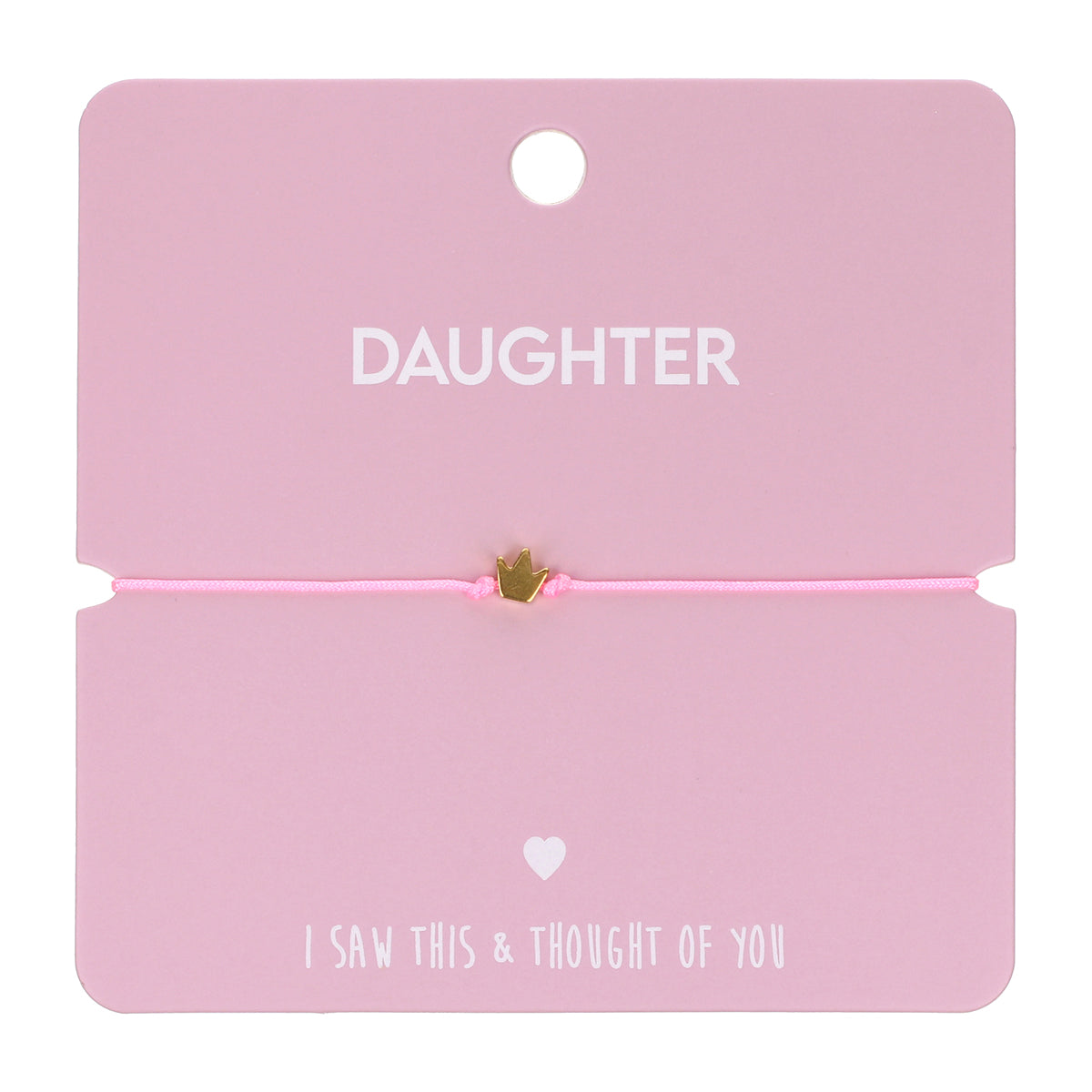 CB007 - Charm Bracelet - Daughter (Crown)