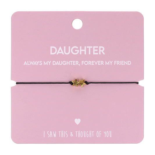 CB008 - Charm Bracelet - Daughter (Stars)