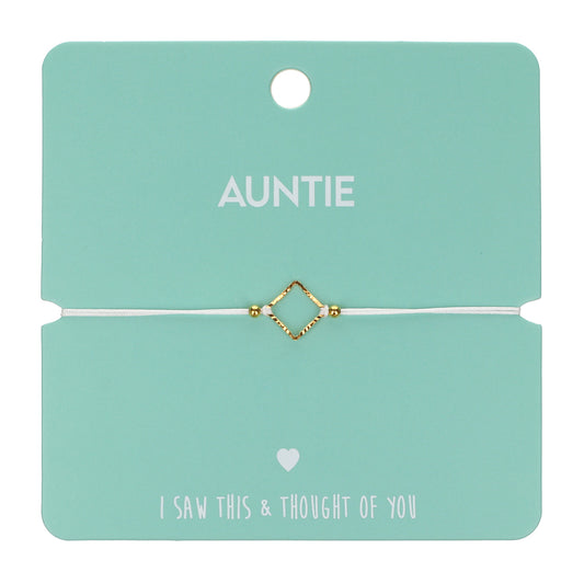 CB011 - Charm Bracelet - Auntie