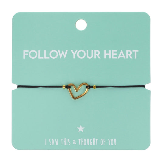 CB051 - Charm Bracelet - Follow your heart