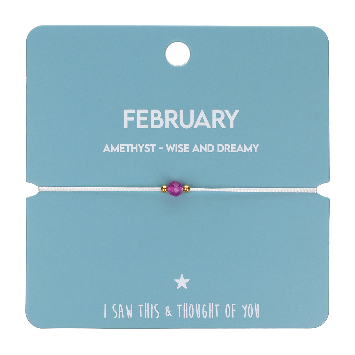 CB068 - Charm Bracelet - February