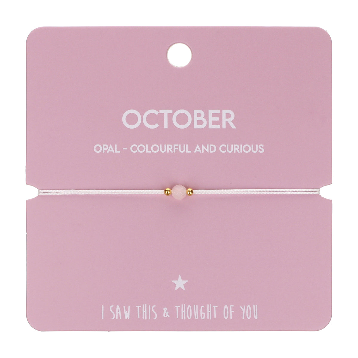 CB076 - Charm Bracelet - October