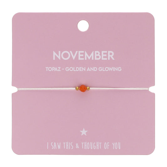 CB077 - Charm Bracelet - November