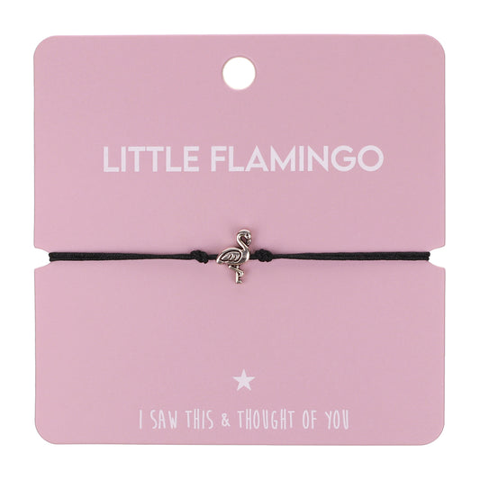 CB086 - Charm Bracelet - Little Flamingo
