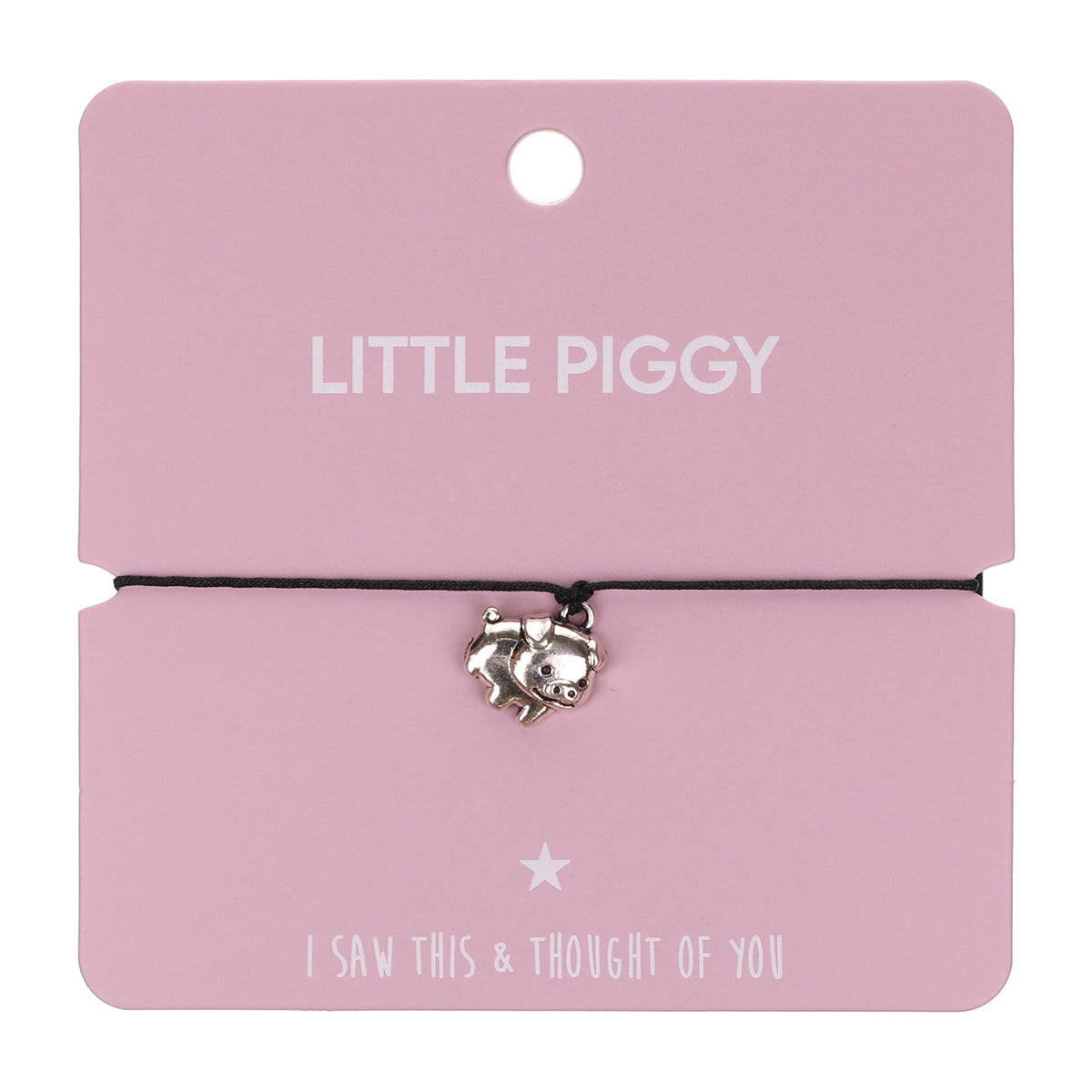 CB101 - Charm Bracelet - Little Piggy