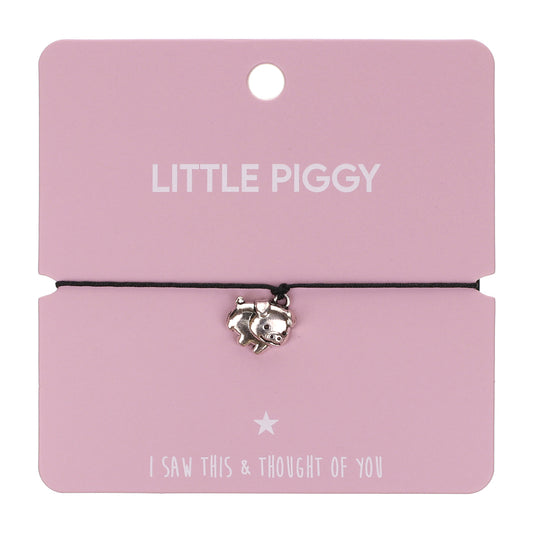 CB101 - Charm Bracelet - Little Piggy