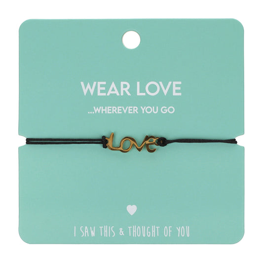 CB128 - Charm Bracelet - Wear love