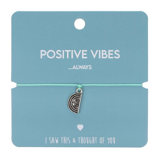CB132 - Charm Bracelet - Positive vibes