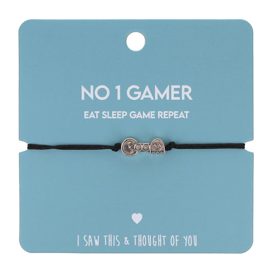 CB146 - Charm Bracelet - No1 Gamer