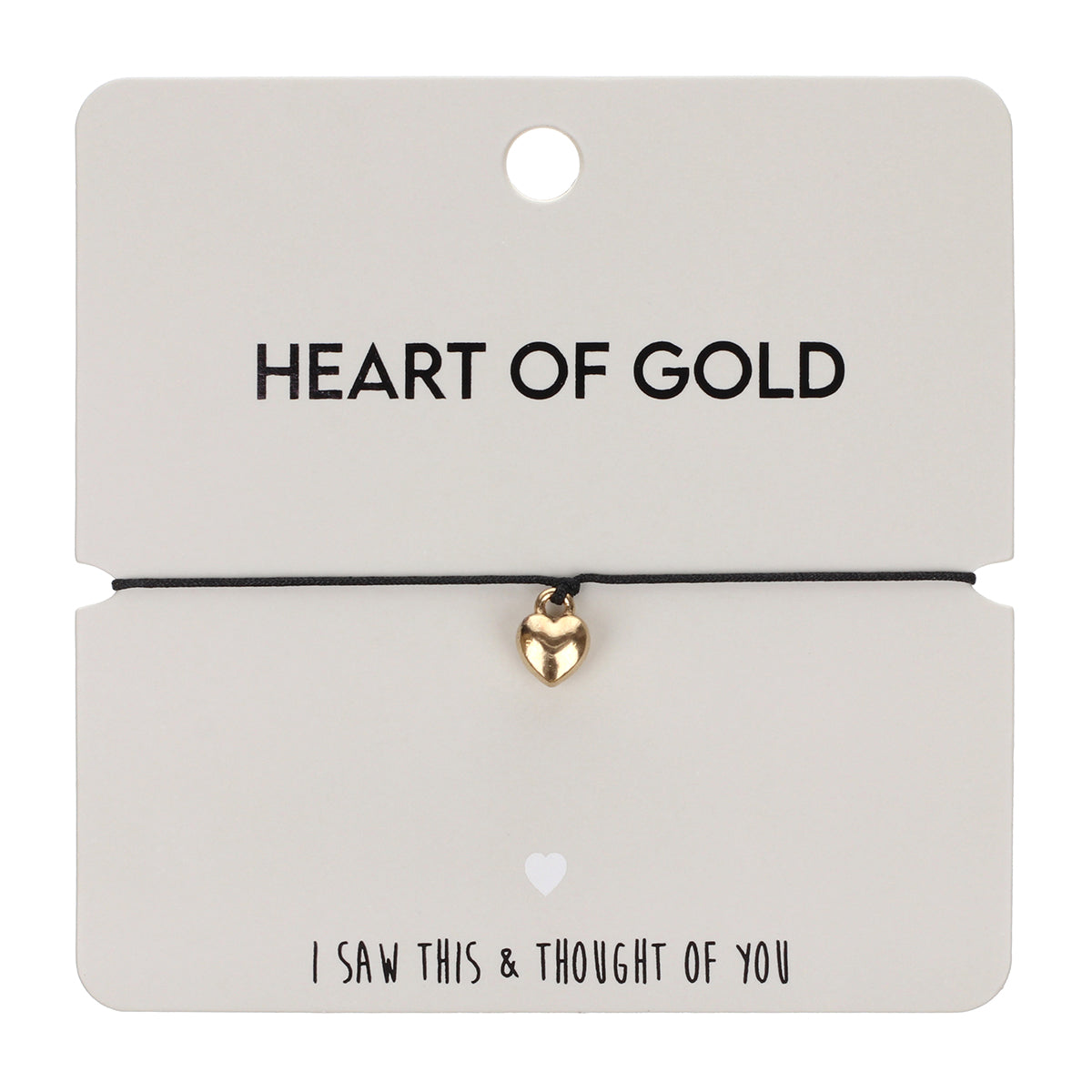CB149 - Charm Bracelet - Heart of gold