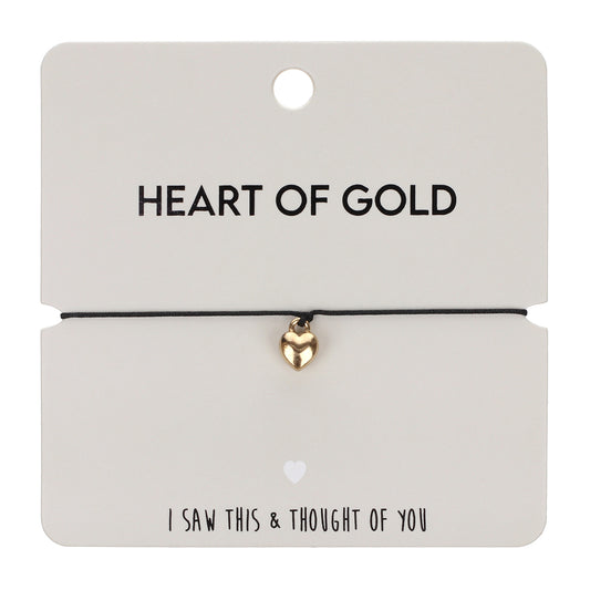 CB149 - Charm Bracelet - Heart of gold