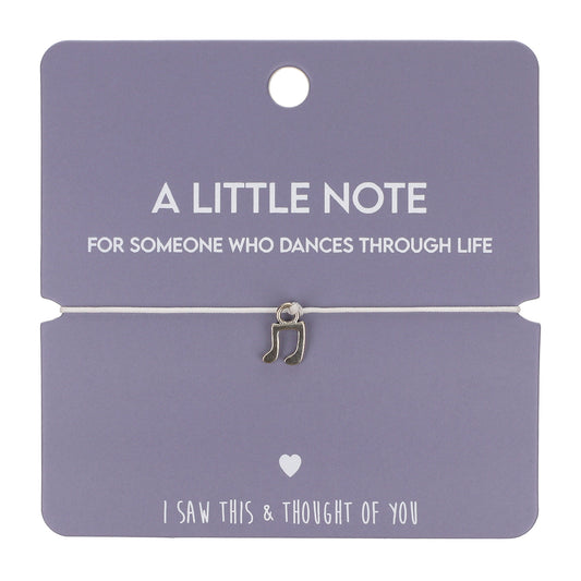 CB151 - Charm Bracelet - A Little Note
