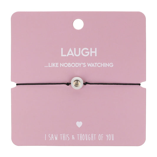 CB156 - Charm Bracelet - Laugh