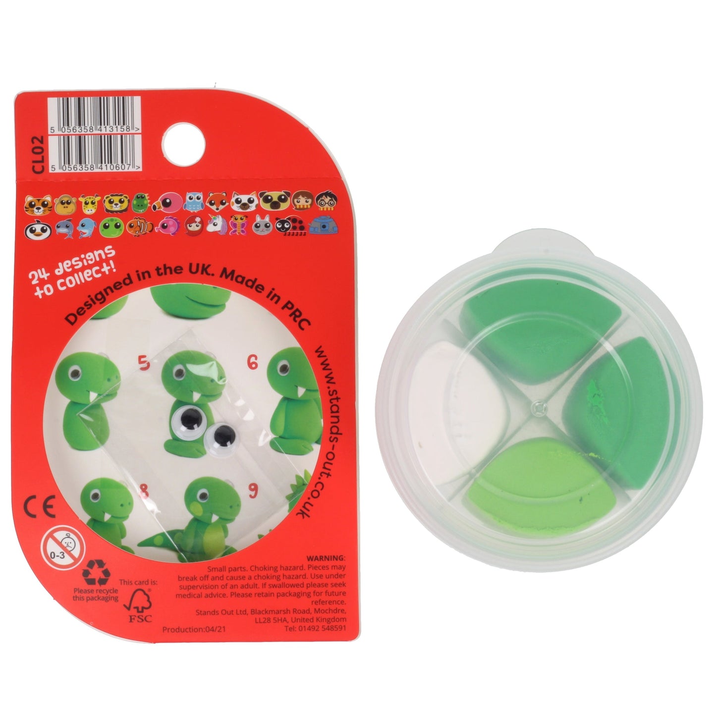 CL02 - Dinosaur Clay Pal