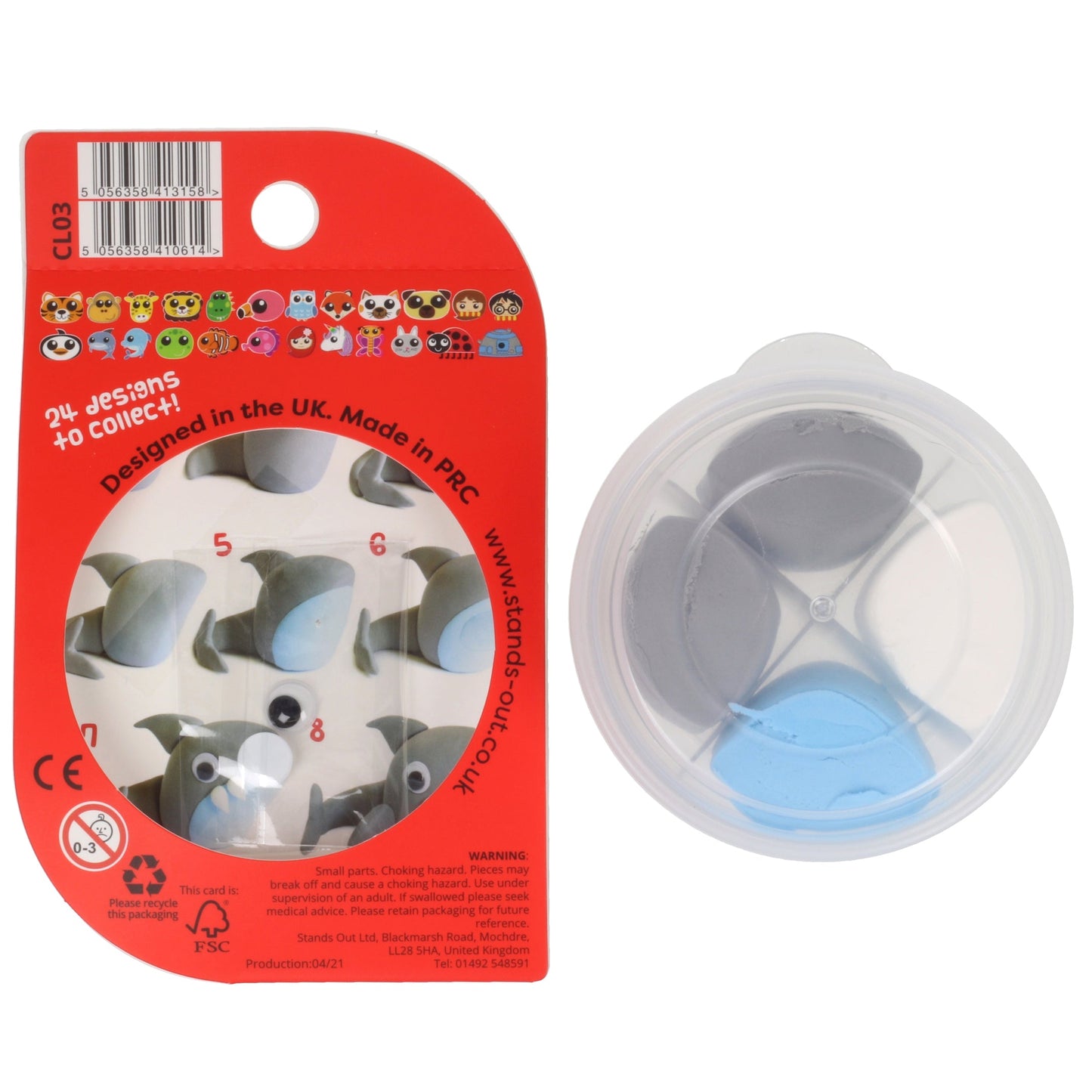 CL03 - Shark Clay Pal