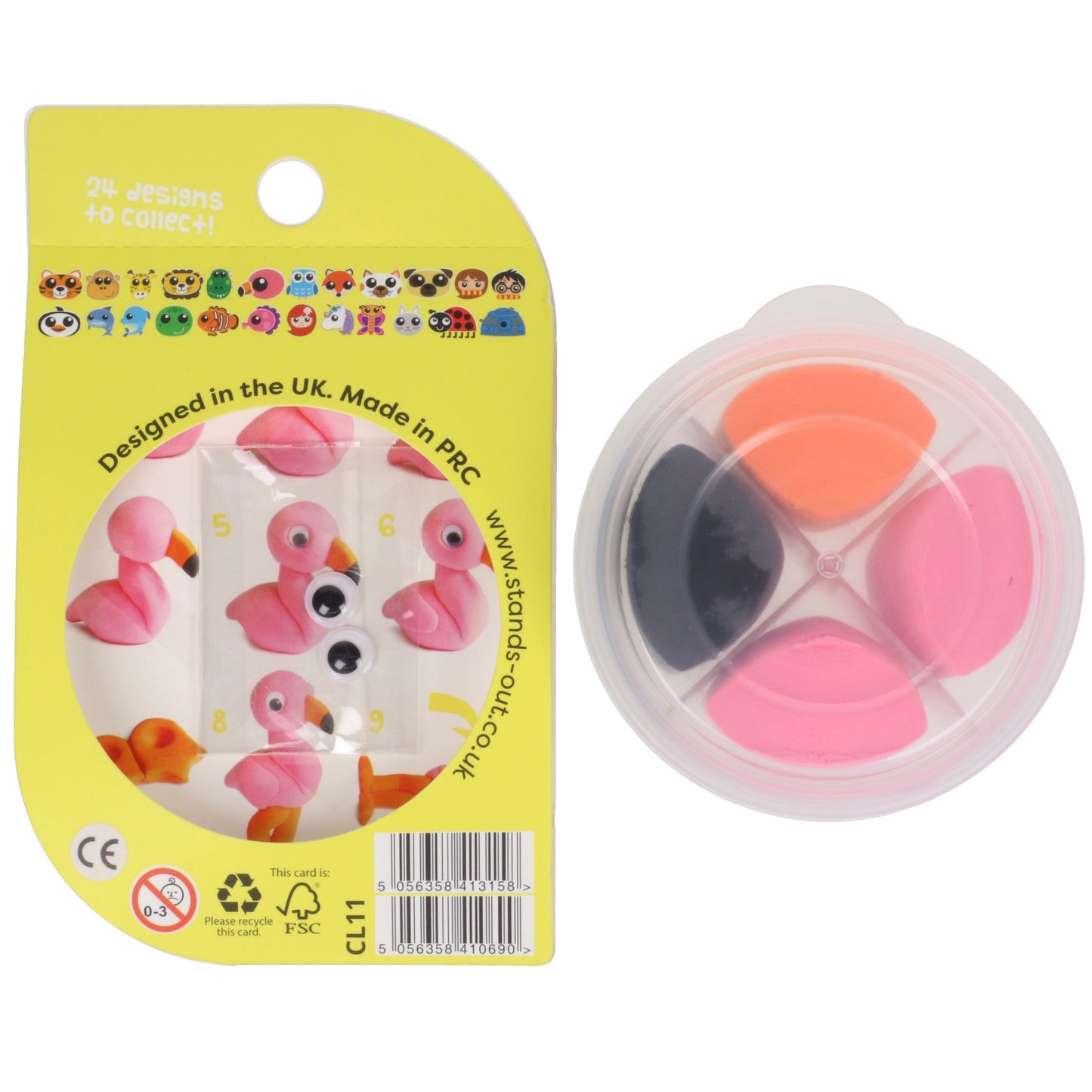 CL11 - Flamingo Clay Pal