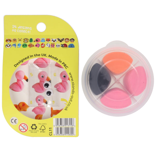 Flamingo Clay Pal