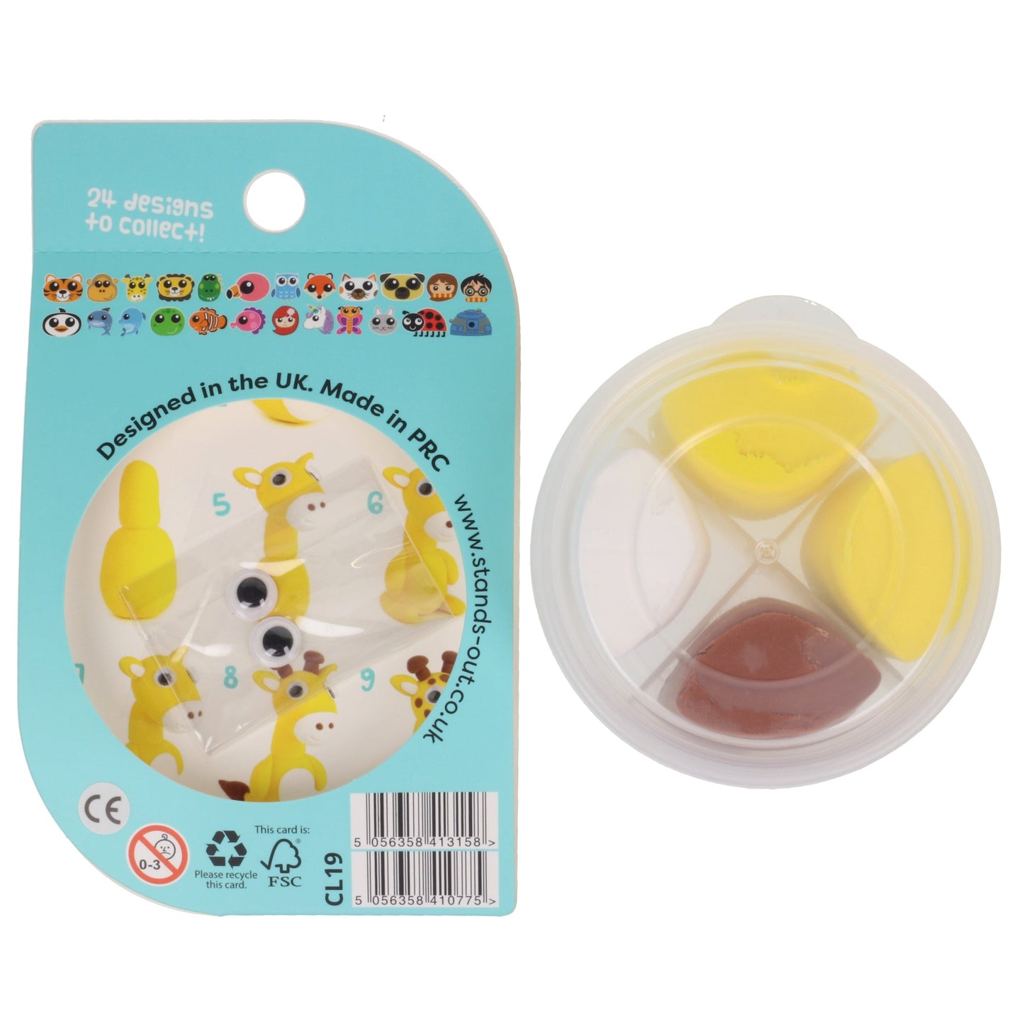 CL19 - Giraffe Clay Pal