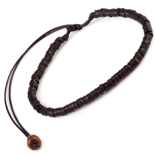 Festival Island Friendship Bracelet - Pantone Black 6 U