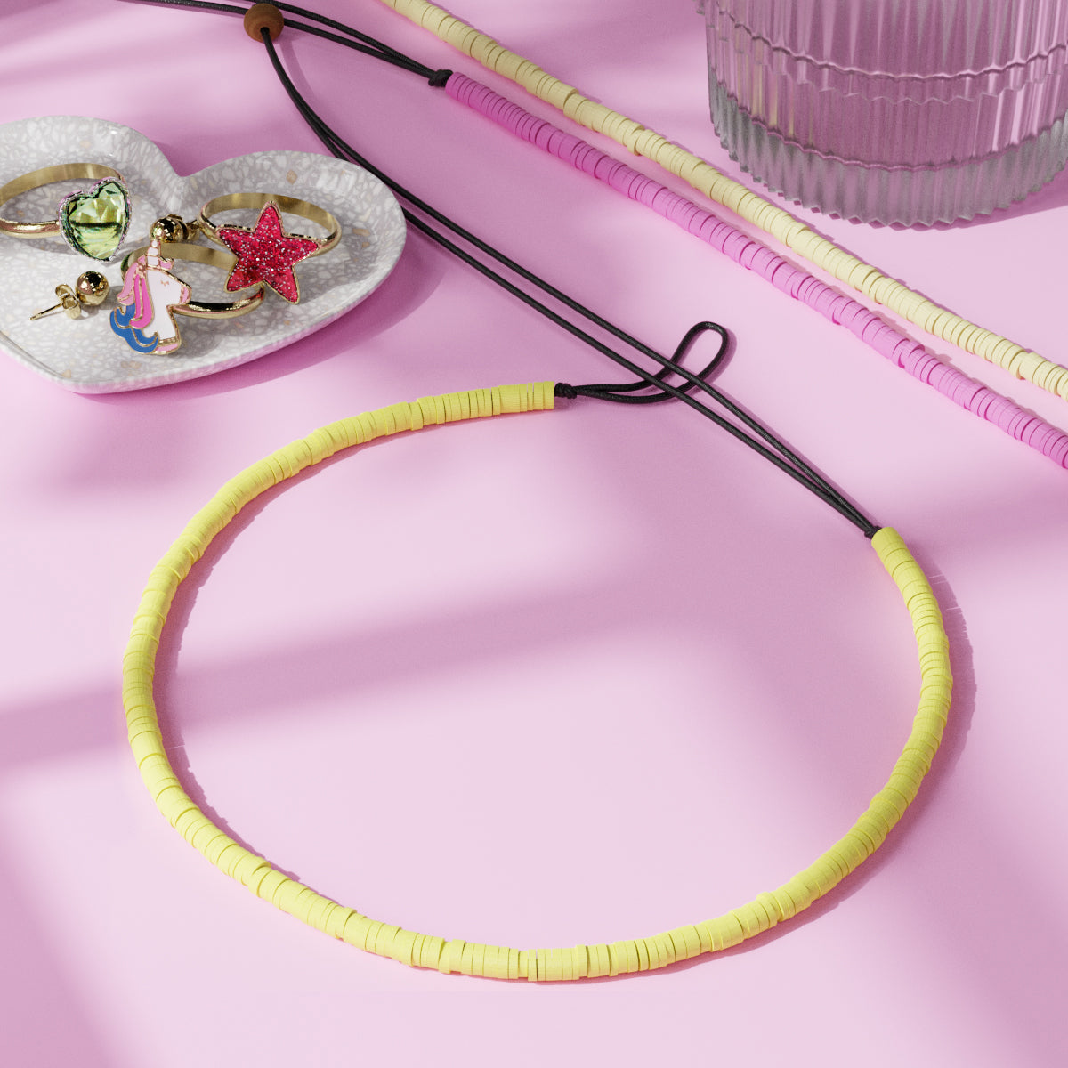 Festival Island Friendship Bracelet - Pantone Yellow U