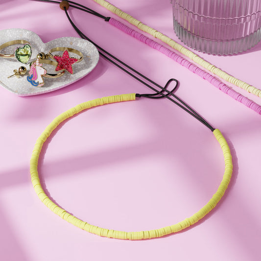 Festival Island Friendship Bracelet - Pantone Yellow U