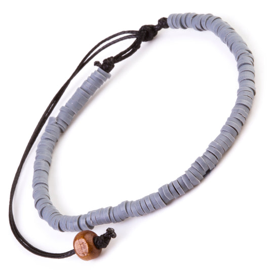 Festival Island Friendship Bracelet  Pantone Cool Grey 10