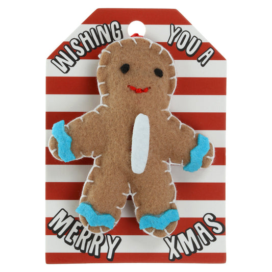 GB097 - Personalised Gingerbread Christmas Tree Decoration - I