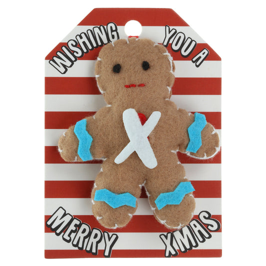 Personalised Gingerbread Christmas Tree Decoration - X