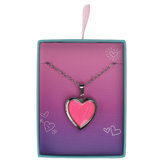Glow Up Locket - Blank Pink