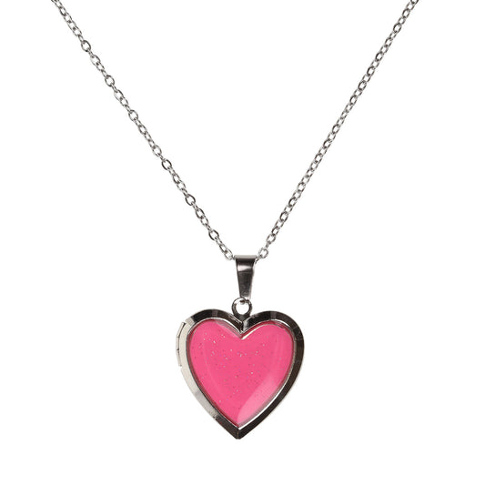Glow Up Locket - Blank Pink