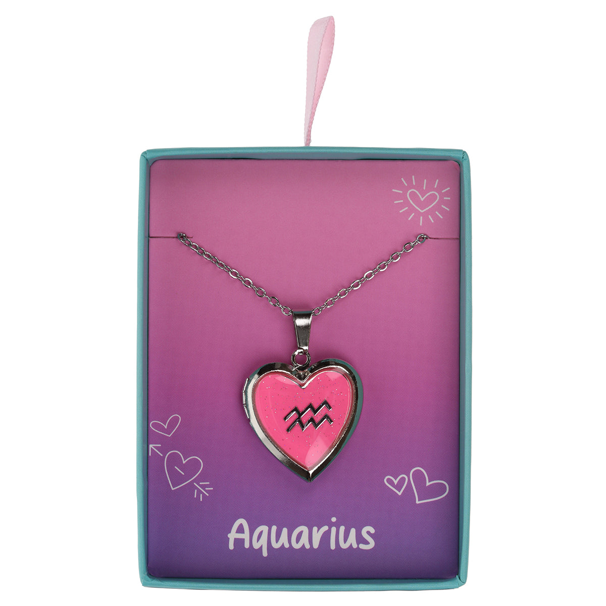 GL032 - Glow Up Locket - Aquarius