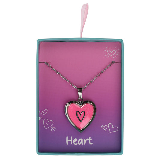 GL034 - Glow Up Locket - Heart Symbol