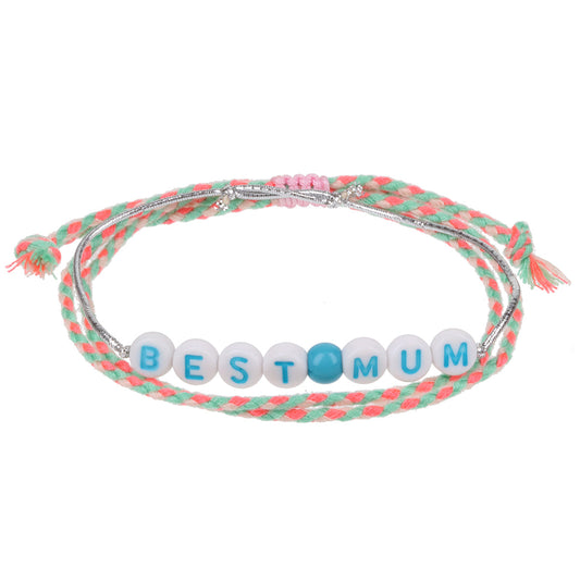 GP001 - Girls Personalised Bracelet - Best Mum