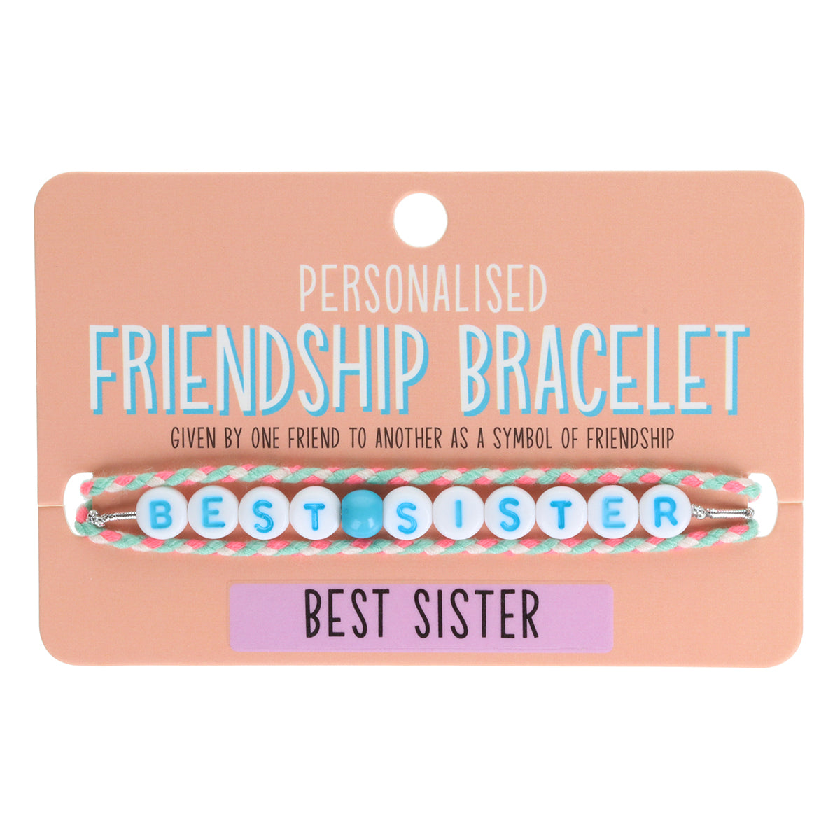 GP002 - Girls Personalised Bracelet - Best Sister