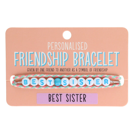 GP002 - Girls Personalised Bracelet - Best Sister