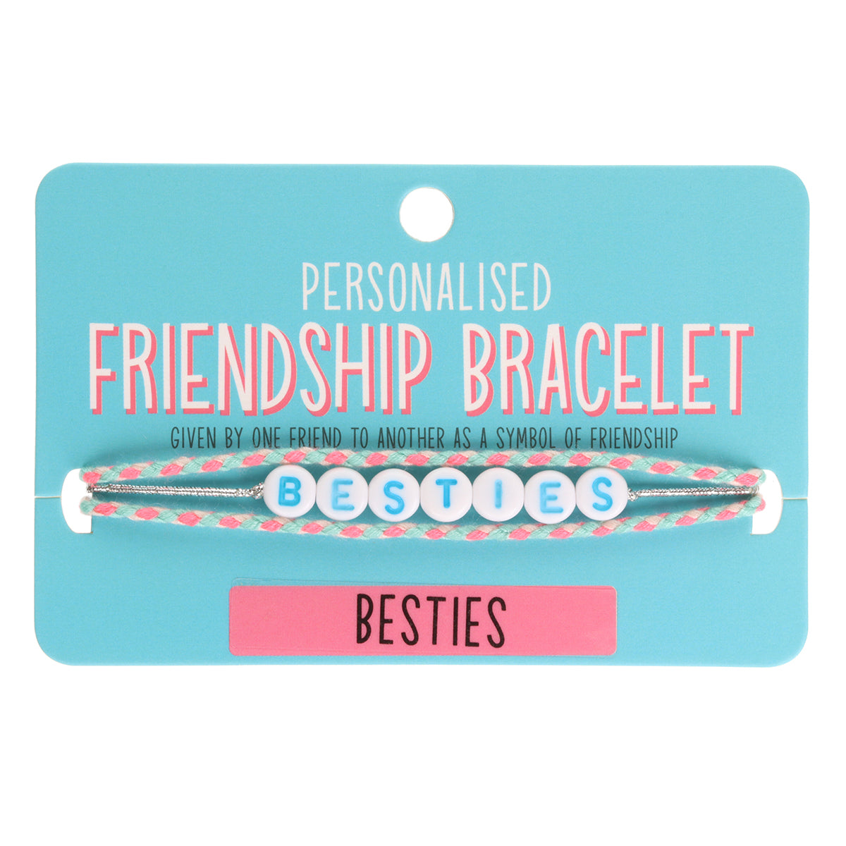 GP004 - Girls Personalised Bracelet - Besties