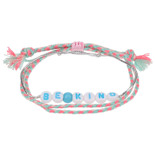 GP009 - Girls Personalised Bracelet - Be Kind