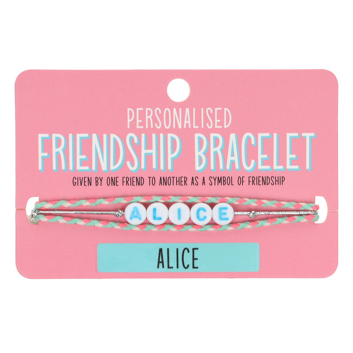 GP011 - Girls Personalised Bracelet - Alice