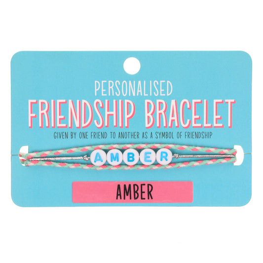GP012 - Girls Personalised Bracelet - Amber