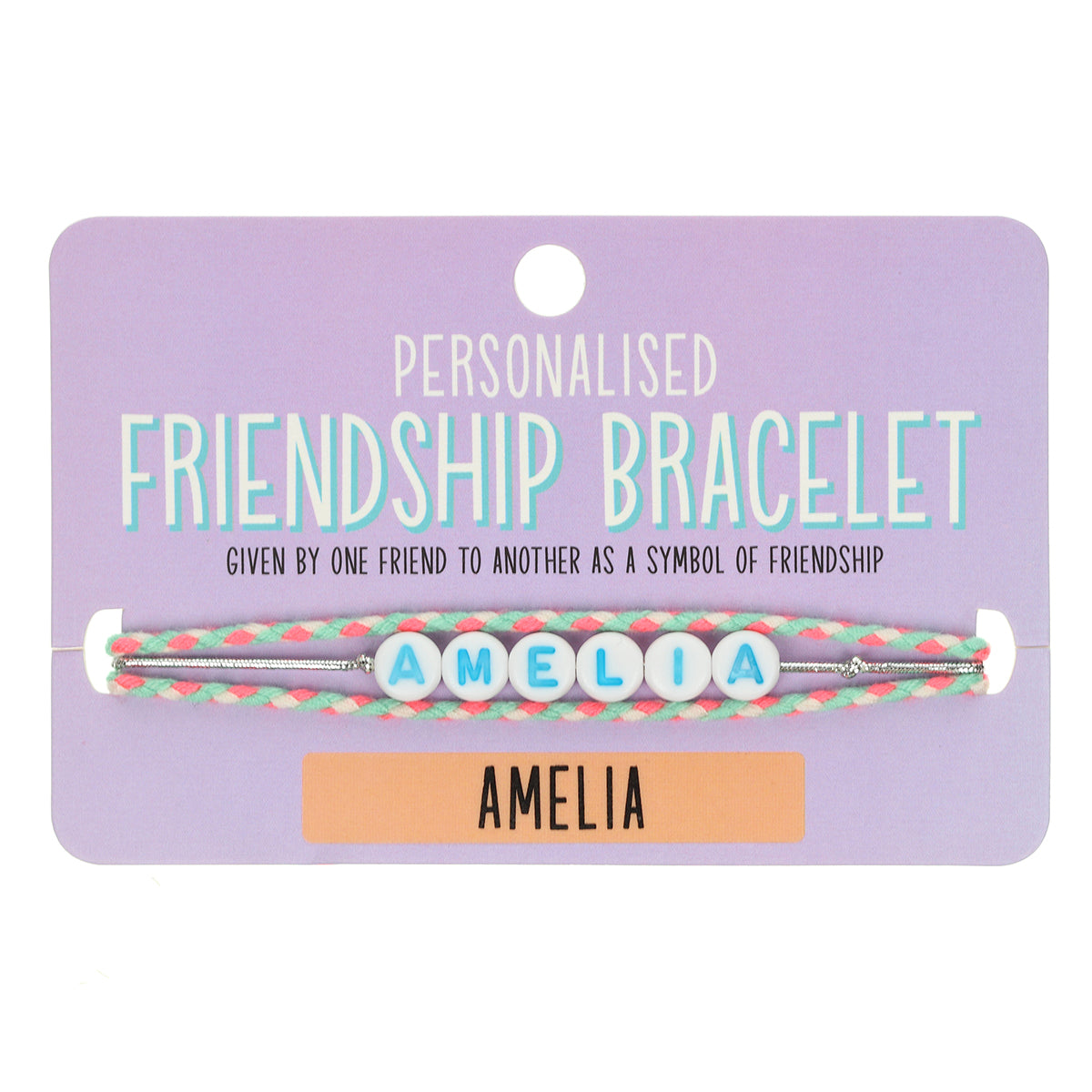 GP013 - Girls Personalised Bracelet - Amelia