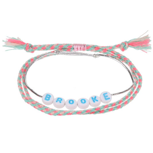 GP020 - Girls Personalised Bracelet - Brooke