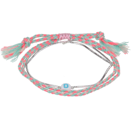 GP024 - Girls Personalised Bracelet - D