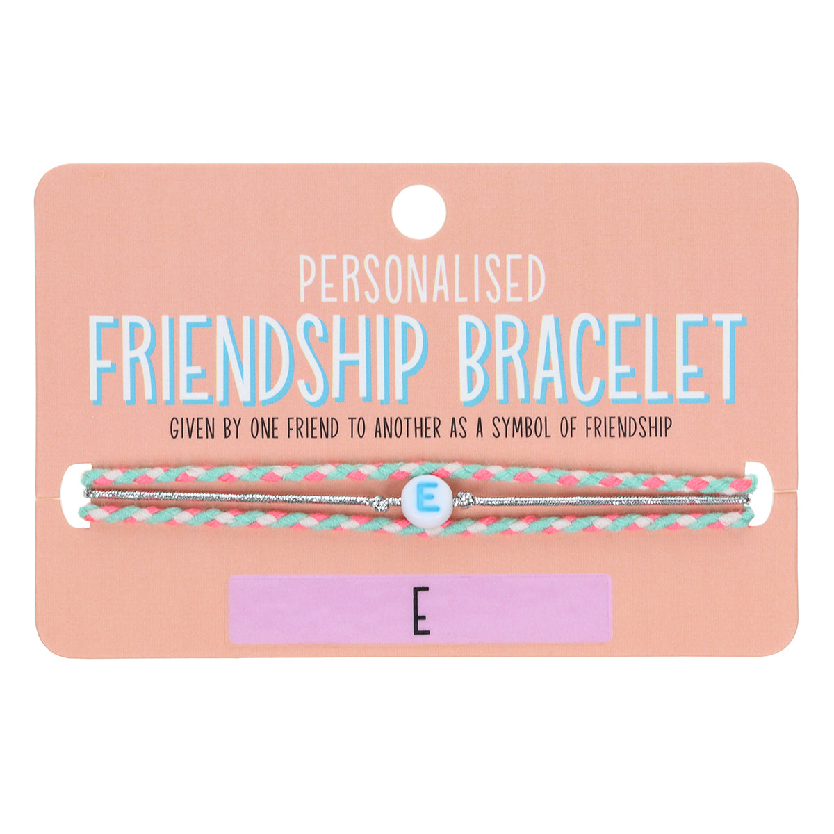 GP026 - Girls Personalised Bracelet - E