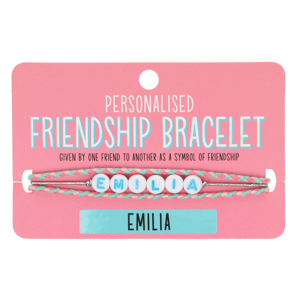 GP031 - Girls Personalised Bracelet - Emilia