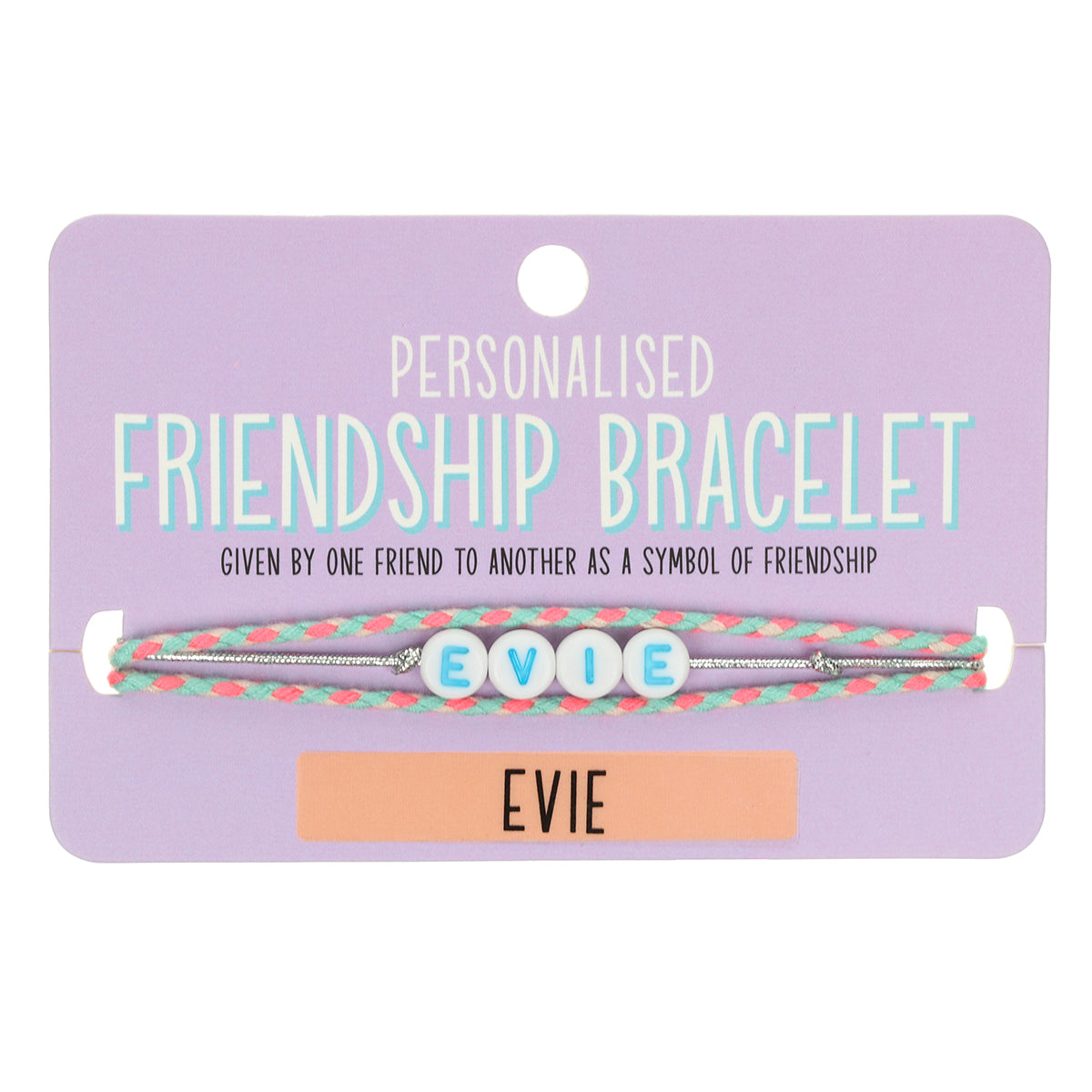 GP037 - Girls Personalised Bracelet - Evie