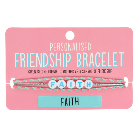 GP039 - Girls Personalised Bracelet - Faith