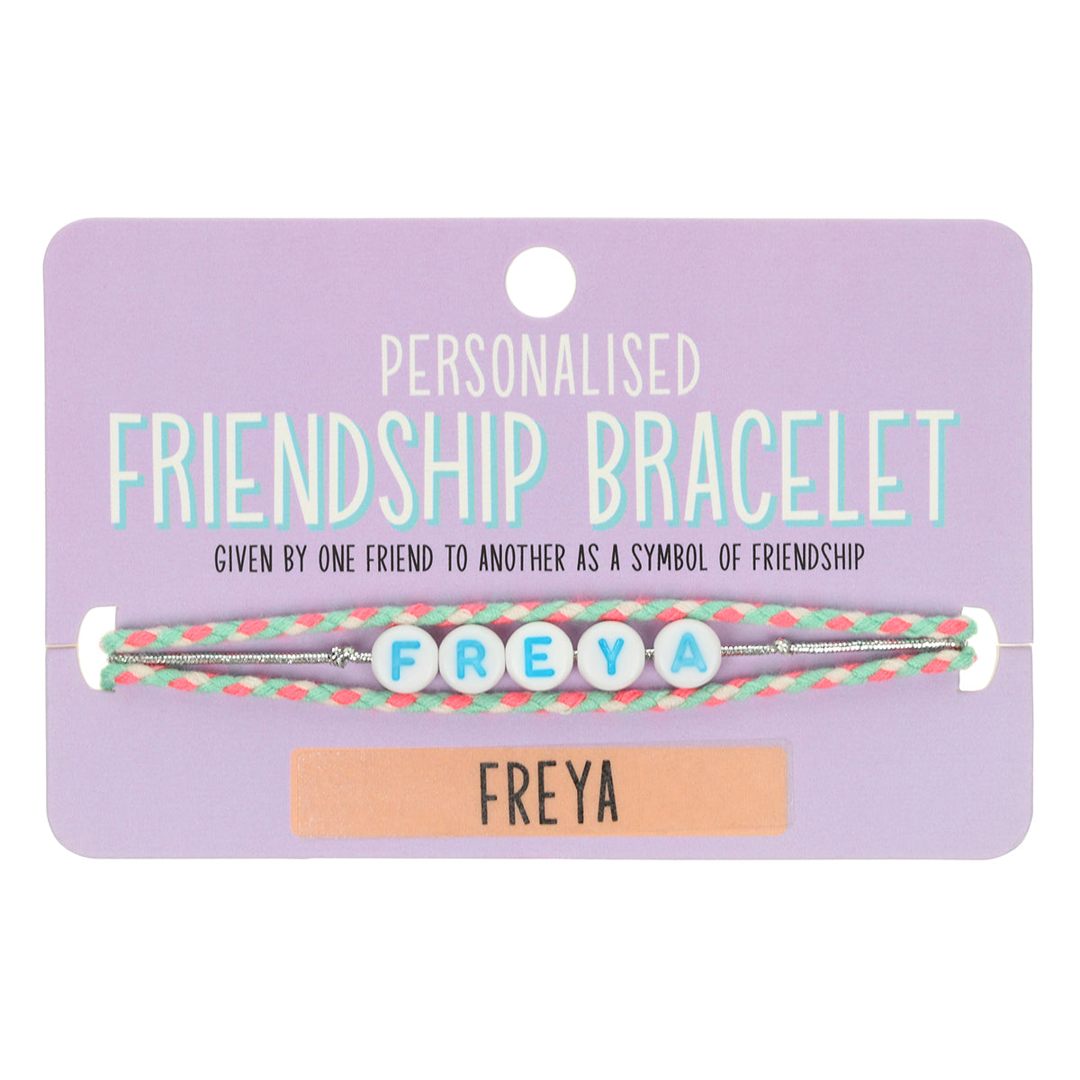GP041 - Girls Personalised Bracelet - Freya