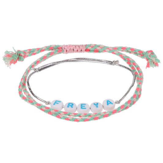 GP041 - Girls Personalised Bracelet - Freya